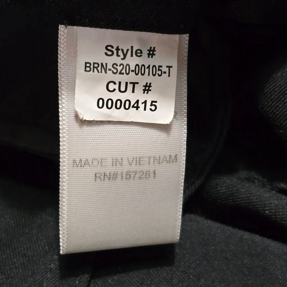 Mizzen+Main Baron Chino Trim Fit Performance Pants Mens Black *40x32